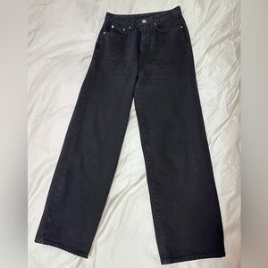 Toteme Black Flare Fit Denim